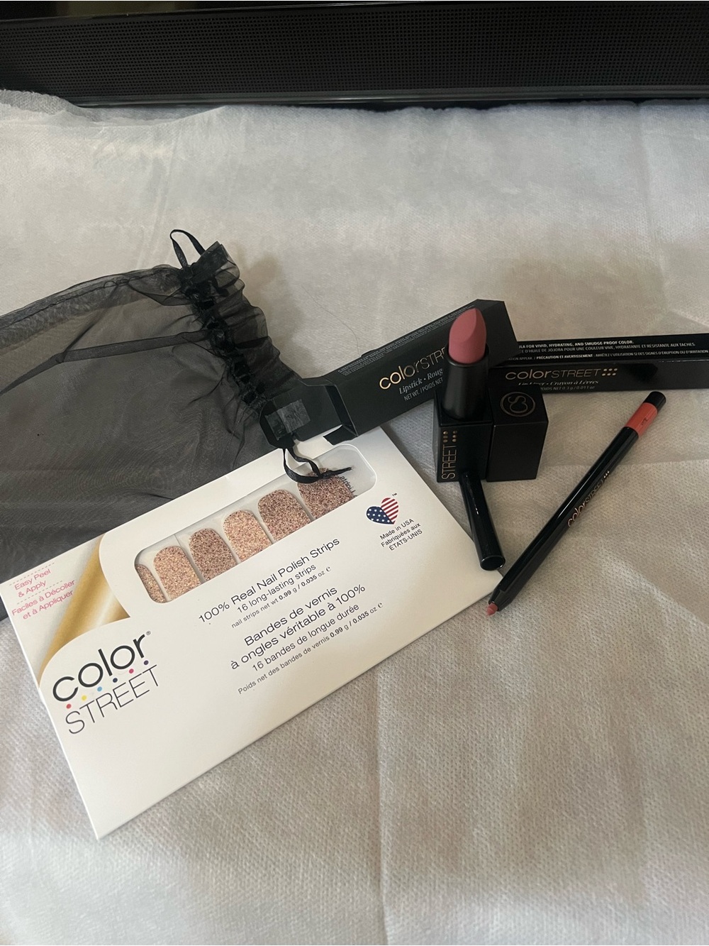Color Street Nail Strips, Lipstick & Lip Liner